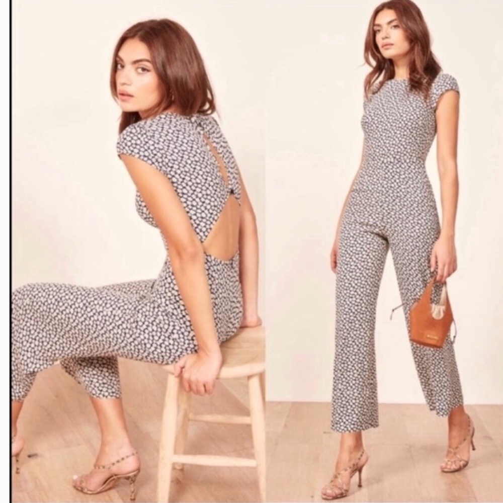 Reformation Mayer floral jumpsuit